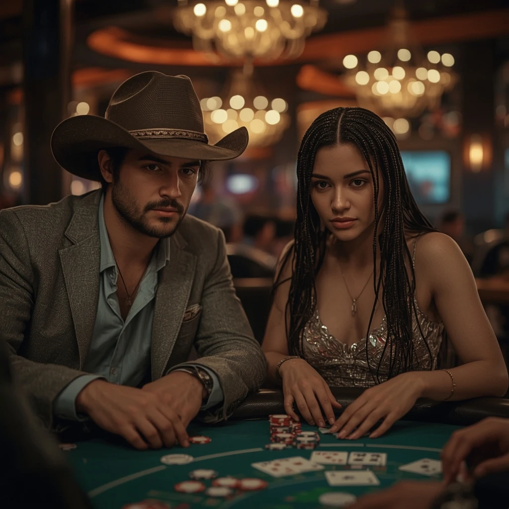 foto di due giocatori di poker F1 CASINO